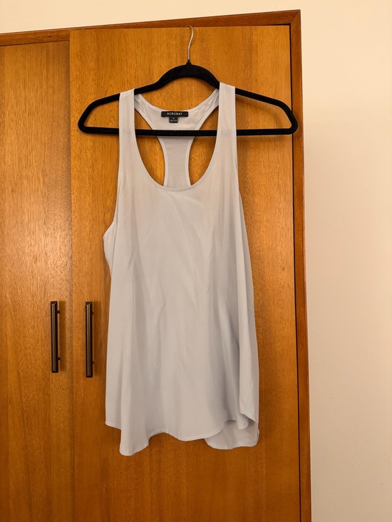 Acrobat Light Blue Racerback Tank size small - Picture 2 of 2